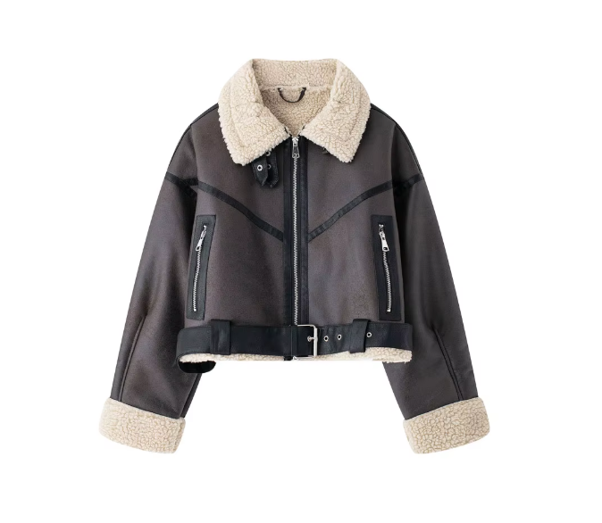 Amelia Whool Neck Jacket