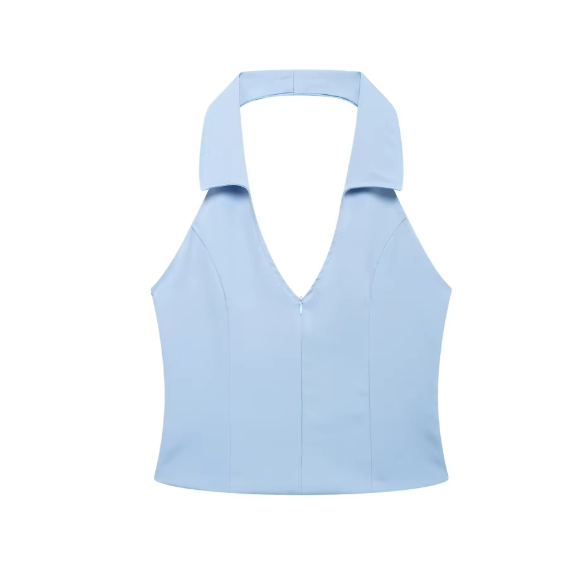 Amelia Blue Vest